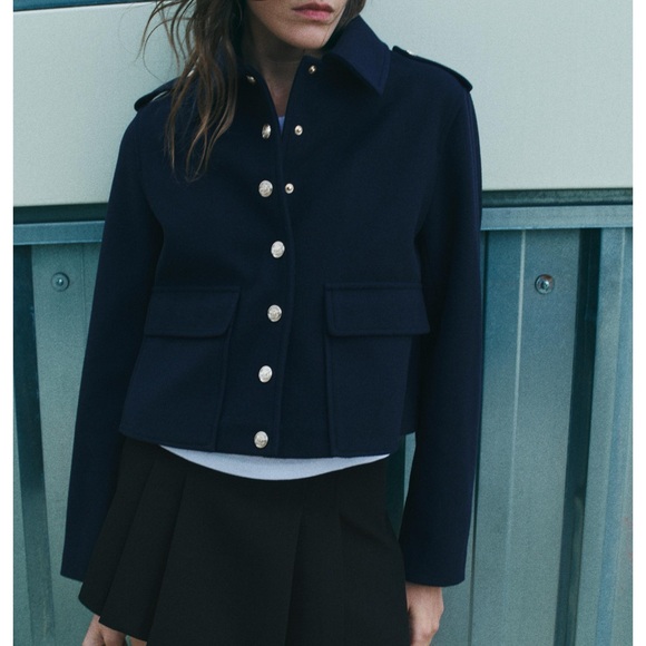 SOLD || ZARA - cropped soft jacket - Picture 2 of 7